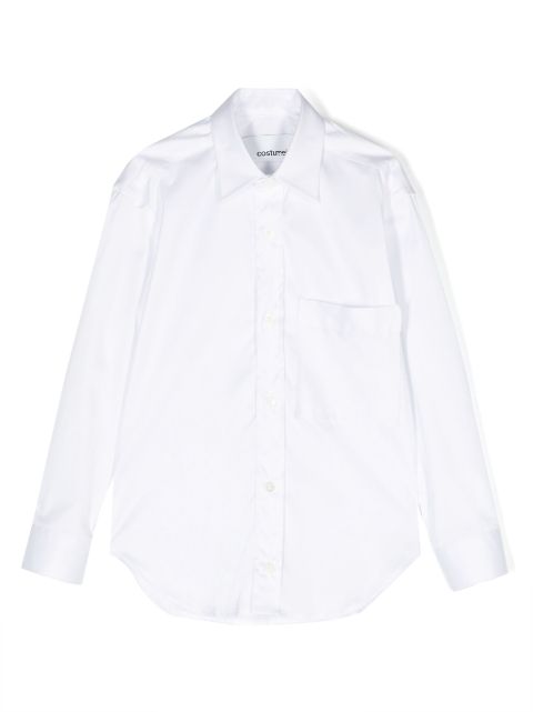 Costumein patch-pocket cotton shirt