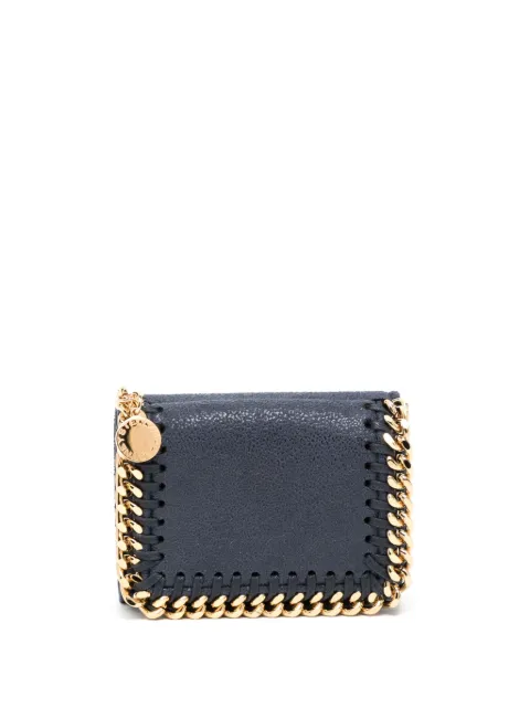 Stella McCartney chain-link detailing leather wallet 