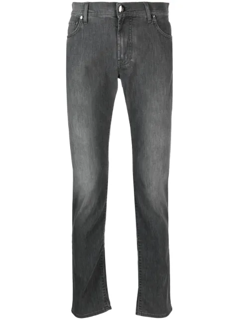 Corneliani low-rise straight-leg jeans