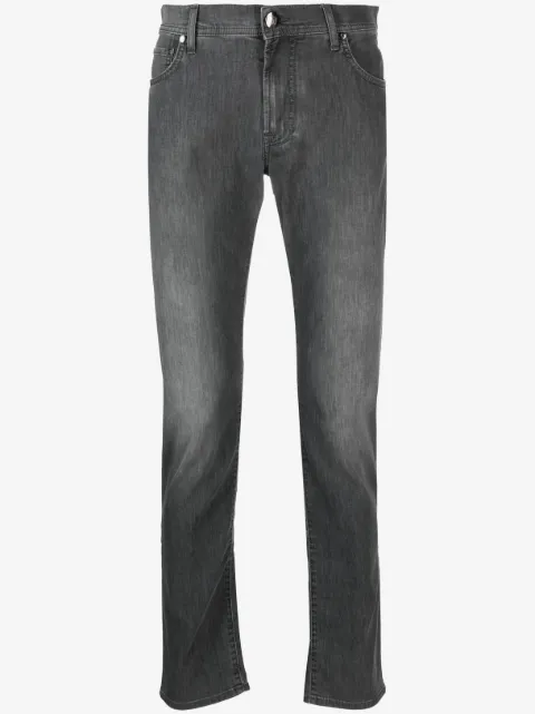 Corneliani jeans rectos con tiro bajo