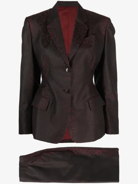 Jean Paul Gaultier Pre-Owned 2000 jacquard skirt suit