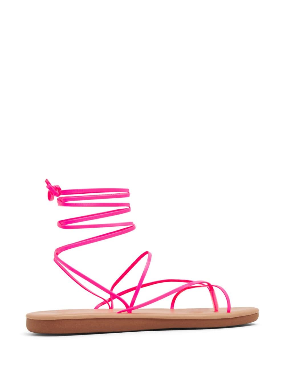 Shop Ancient Greek Sandals Multi-way Strap Leather Sandals In Pink