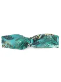 Lygia & Nanny Bethânia botanical-print headband - Blue