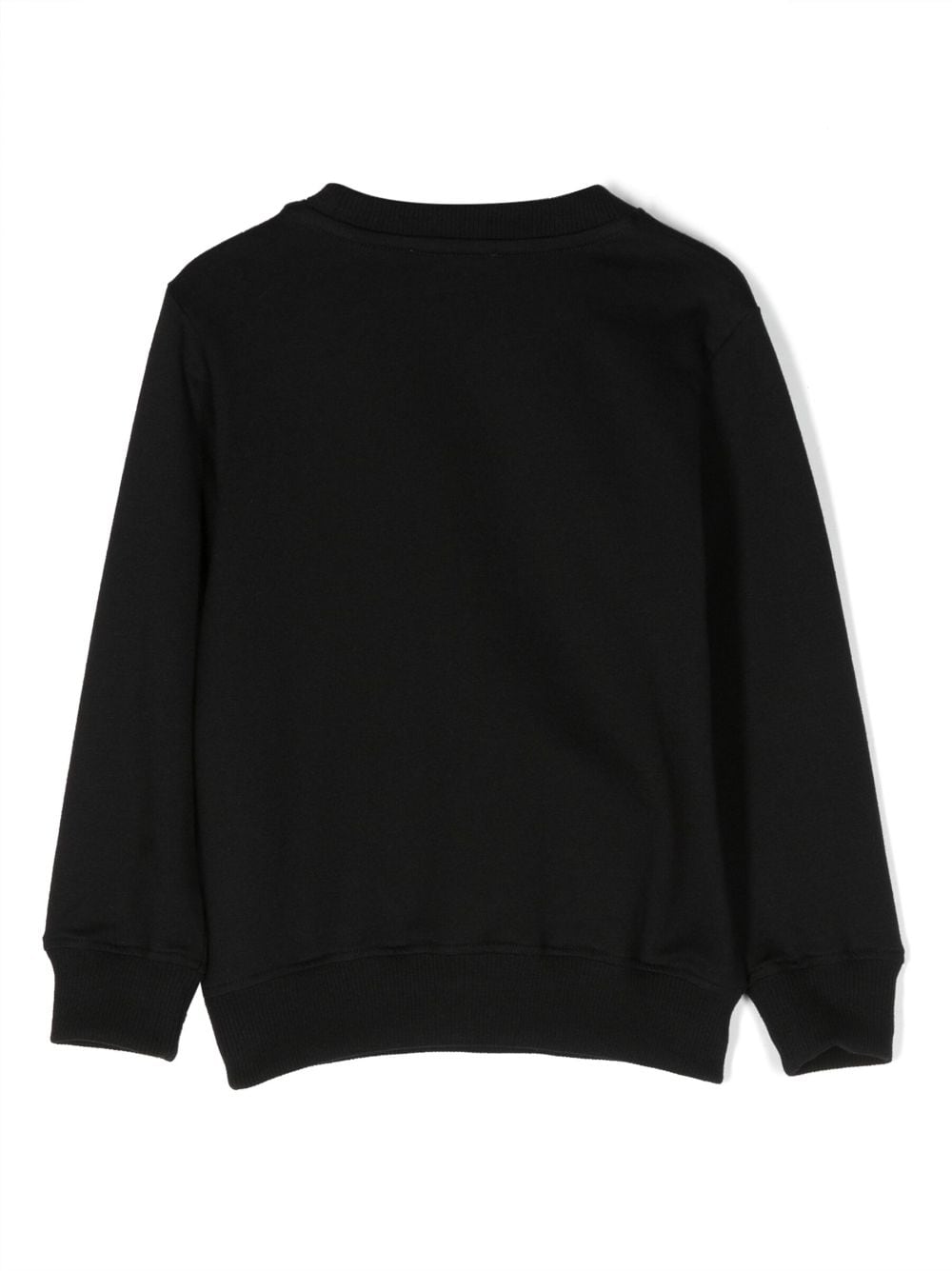 Moschino Kids Sweater met logoprint - Zwart