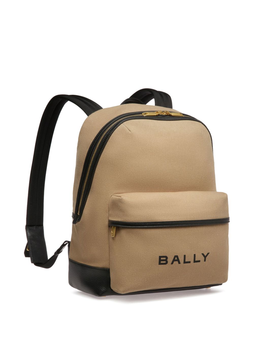 Shop Bally Treck Logo-print Backpack In Neutrals