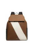 Bally logo-print colour-block backpack - Brown