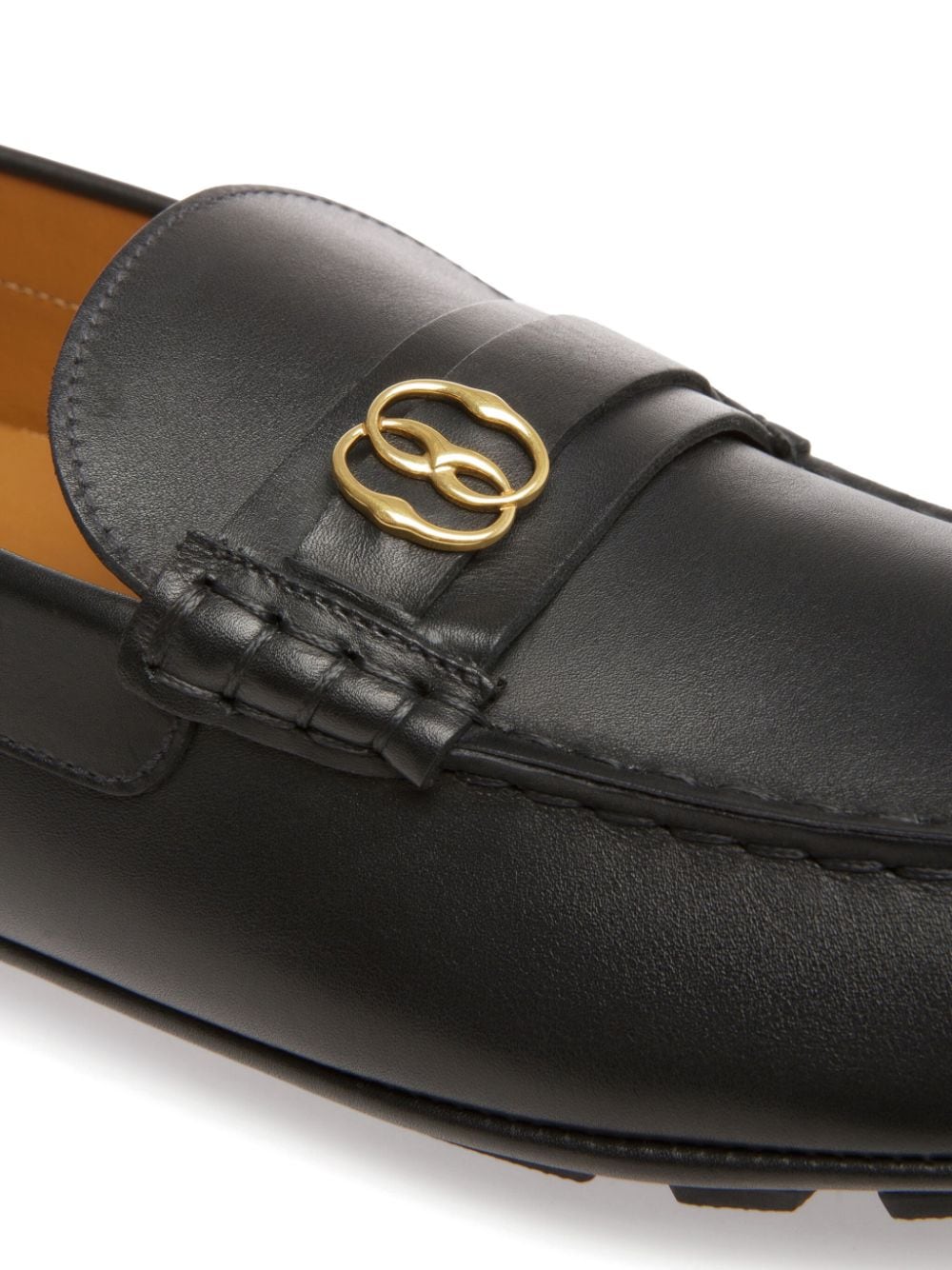 Shop Bally Keeper Leather Boat Shoes In Black