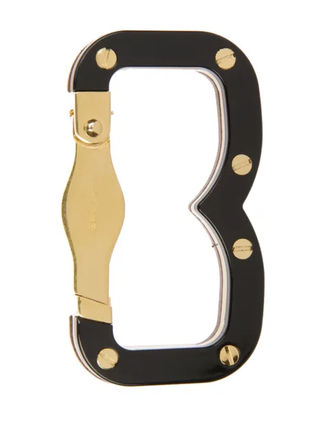 Bally Carabiner geometric keychain