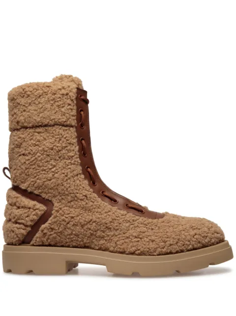 Bally بوت كاحل 'زيندي' بفرو صناعي