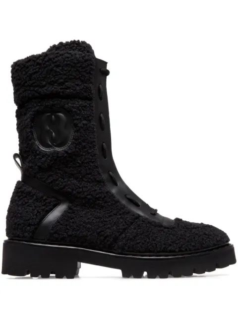 Bally Enga faux-shearling boots