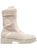 Bally Enga faux-shearling boots - White