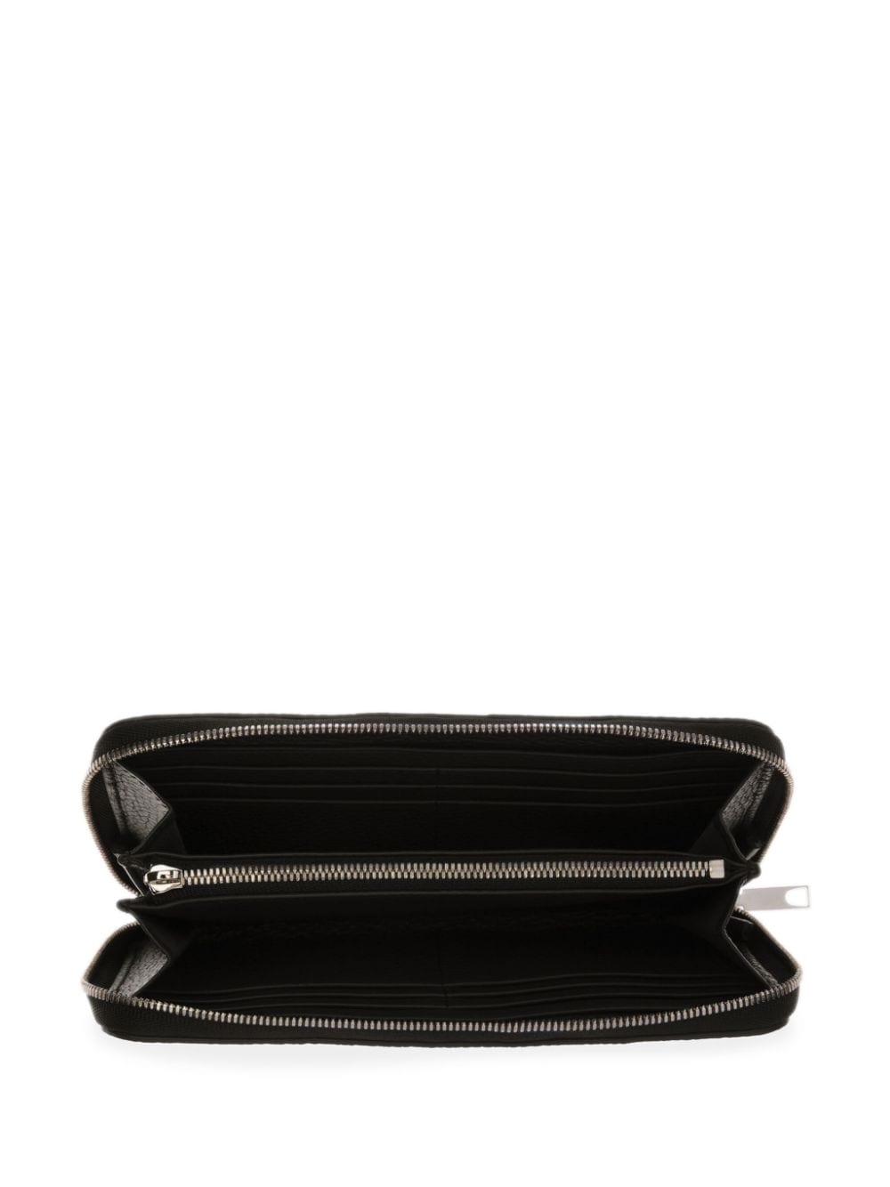 Shop Bally Striped-edge Leather Cardholder In Black