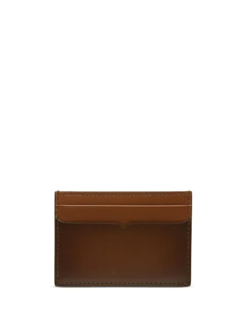 Bally debossed-logo leather cardholder 