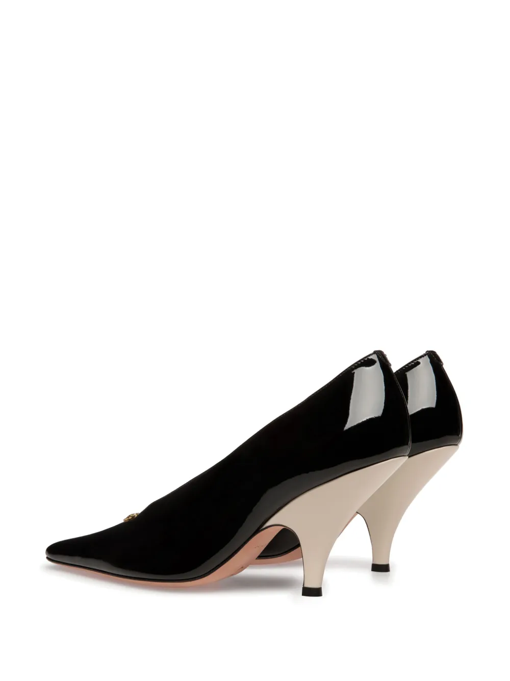 Bally Kata leren pumps Zwart