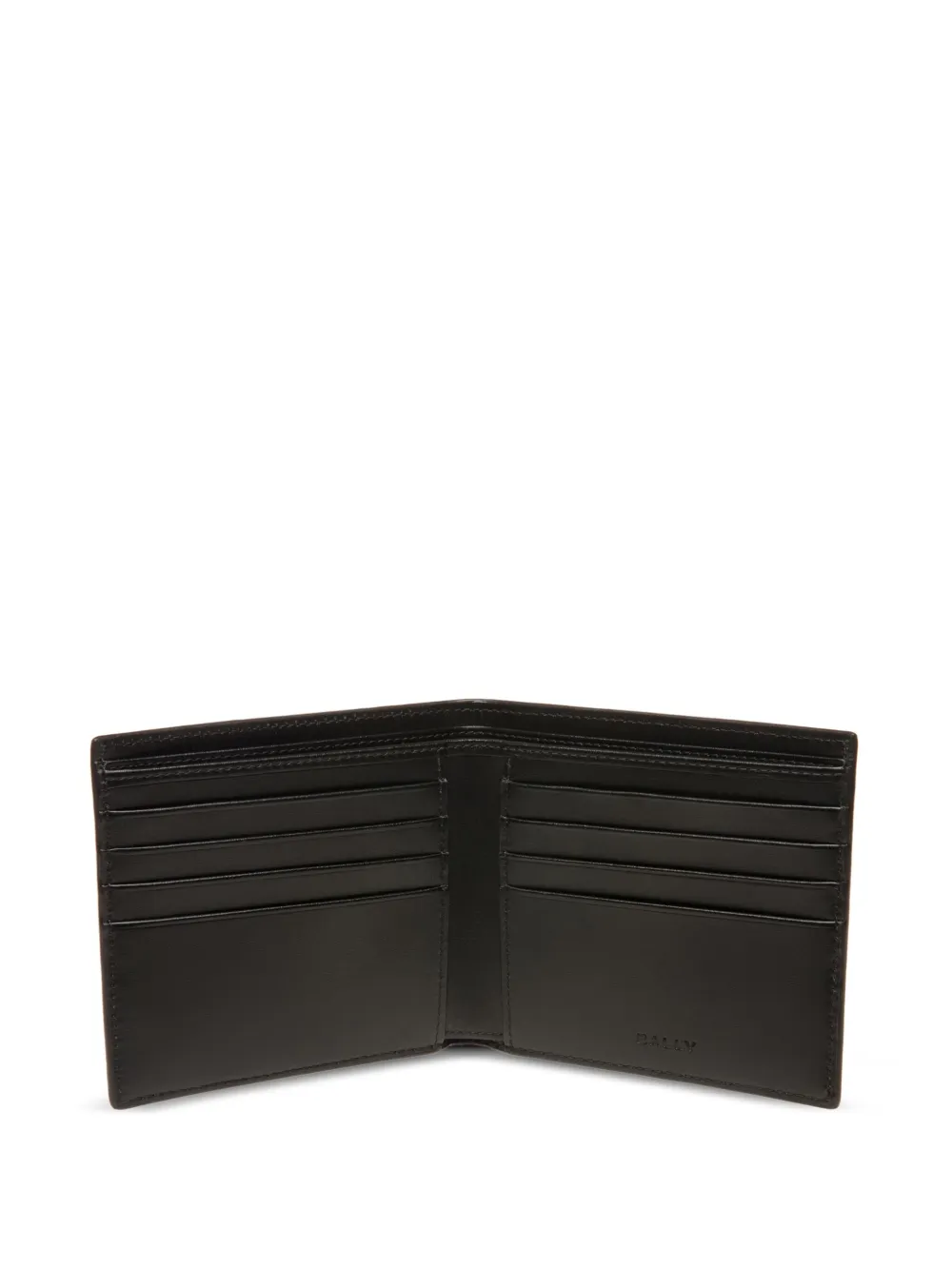Bally Leren portemonnee Zwart