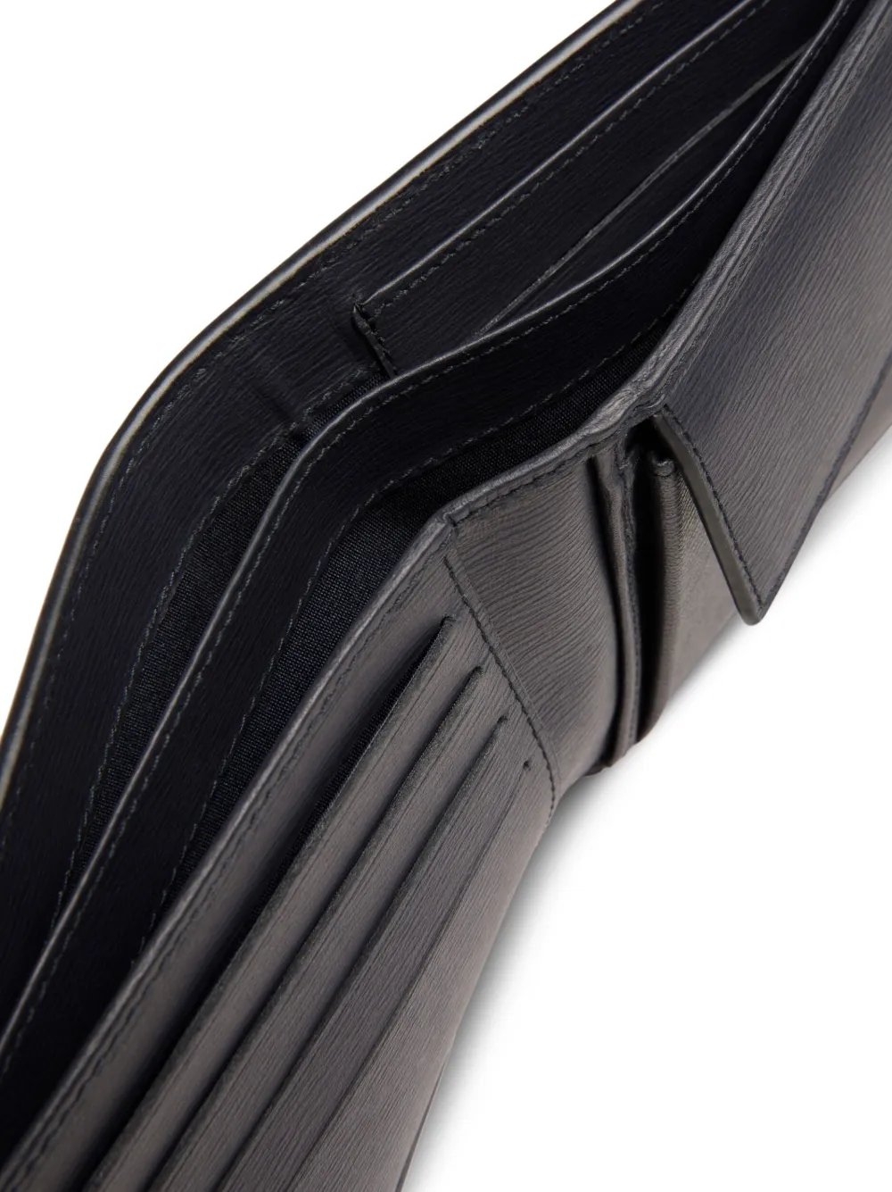 Bally Leren portemonnee Blauw