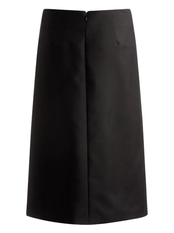 スカート BALLY SKIRT (L4PE443LWLE03U U901) Bally ロゴプレート スカート | ブラック | FARFETCH JP