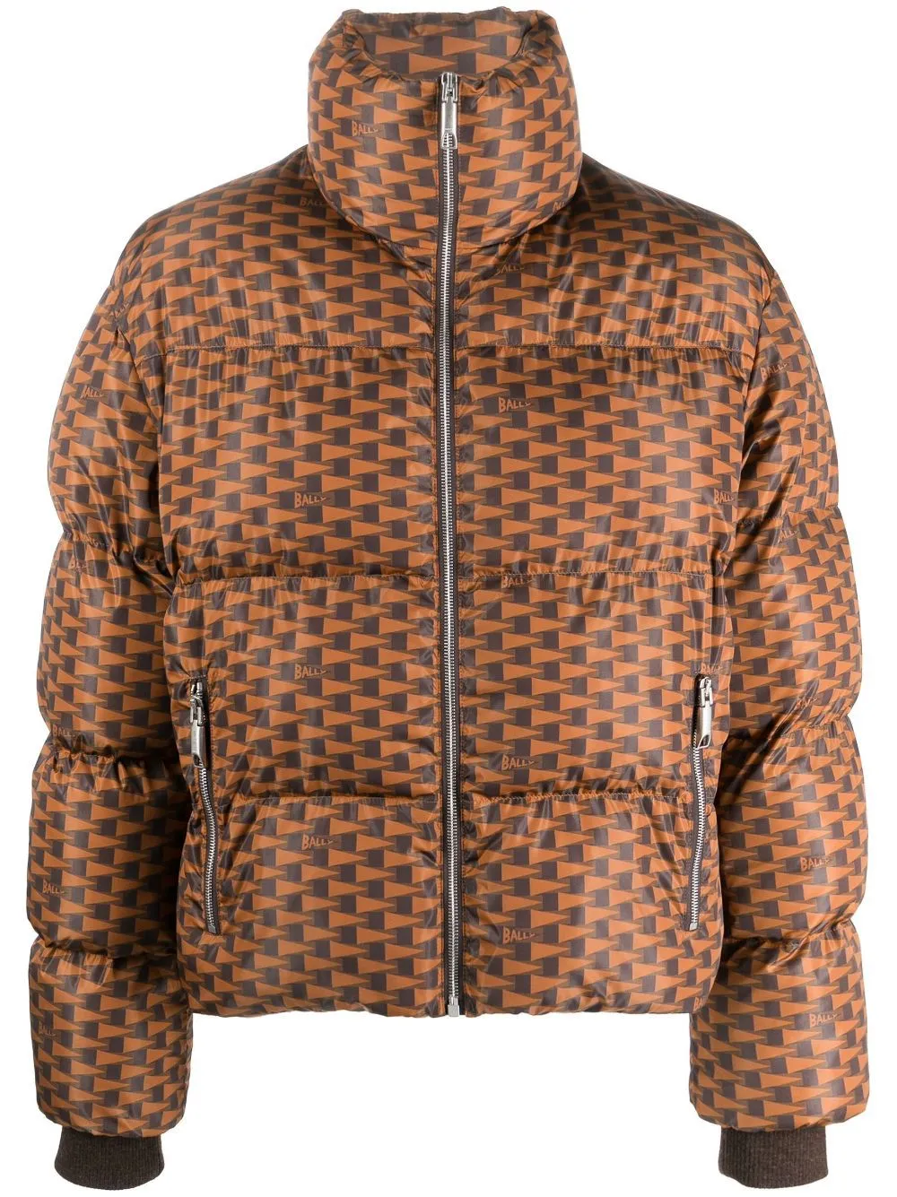 Bally Geometric-print Padded Jacket