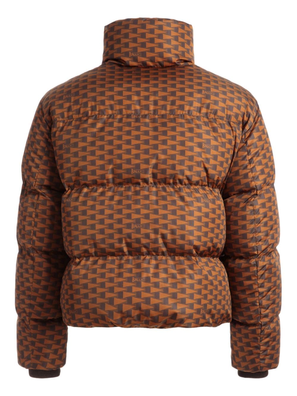 Bally geometric-print padded jacket - Bruin