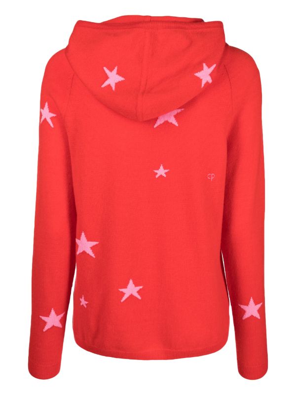 Chinti Parker star motif Knitted Hoodie Farfetch