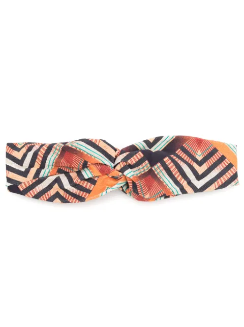 Lygia & Nanny Bethânia geometric-print headband