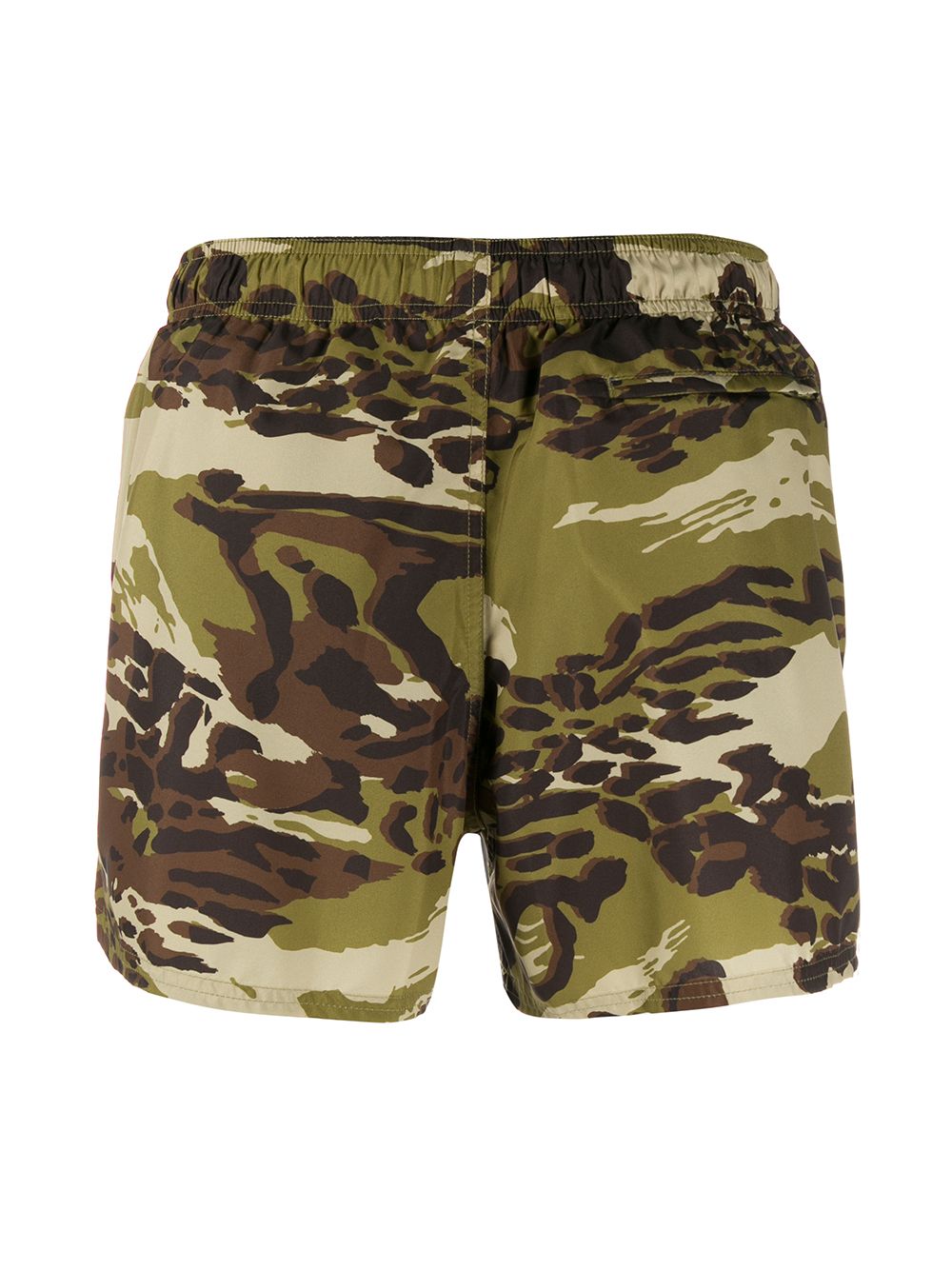 Givenchy camouflage-print swim shorts - Green