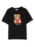 Moschino Kids Teddy Bear print T-shirt - Black