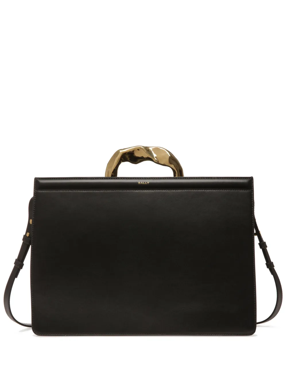 Bally Baroque leren shopper Zwart