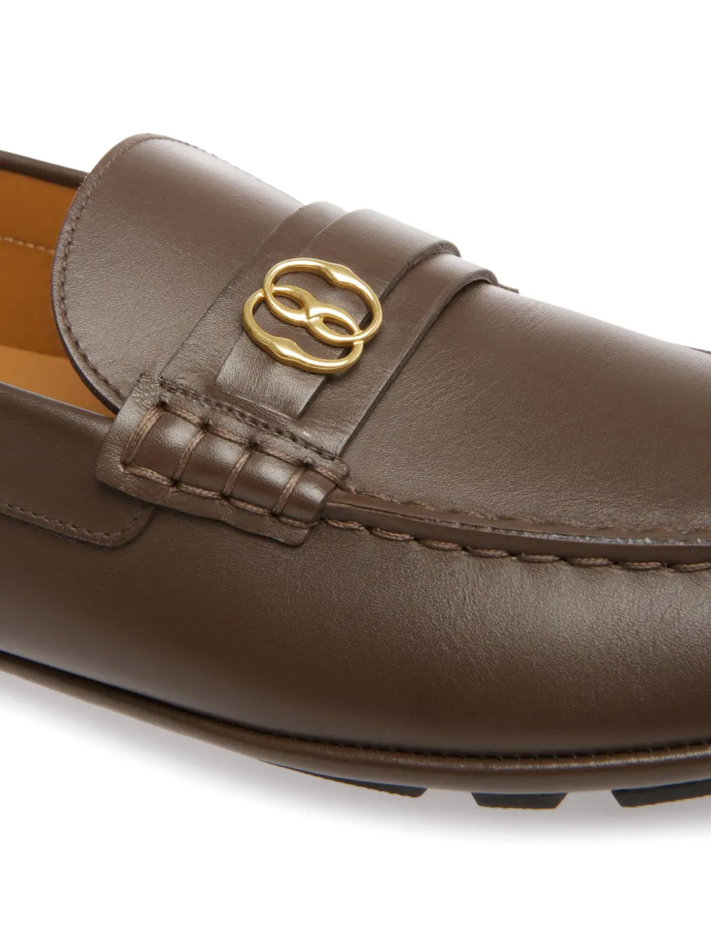 Bally Keeper logo-plaque boat shoes Brown