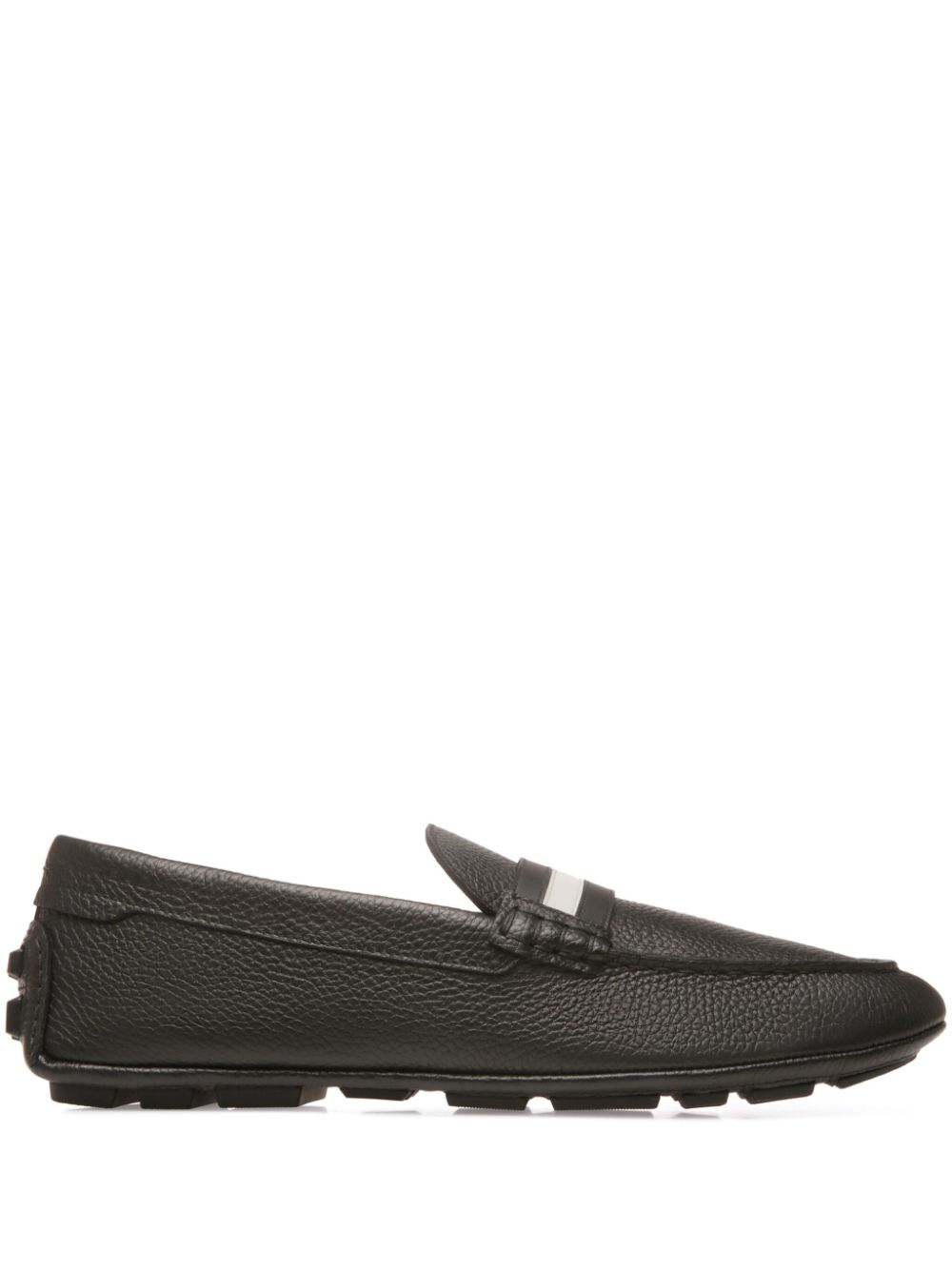 Bally Karlos pebbled leather loafers - Black