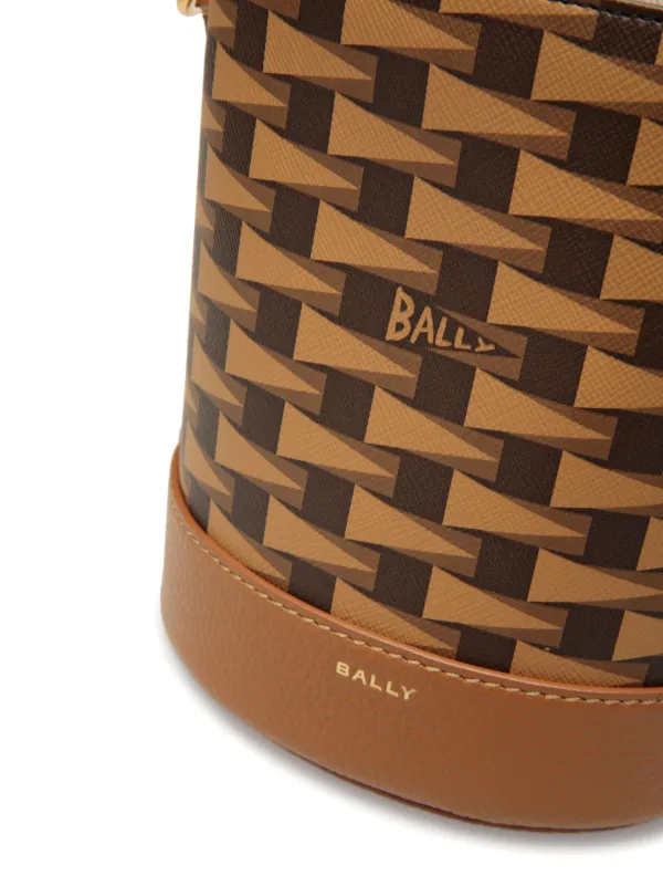 BALLY ショルダーバッグ 8 HOURS ブラウン バケットバッグ Bally 8 Hours バケットバッグ XS | ブラウン | FARFETCH JP