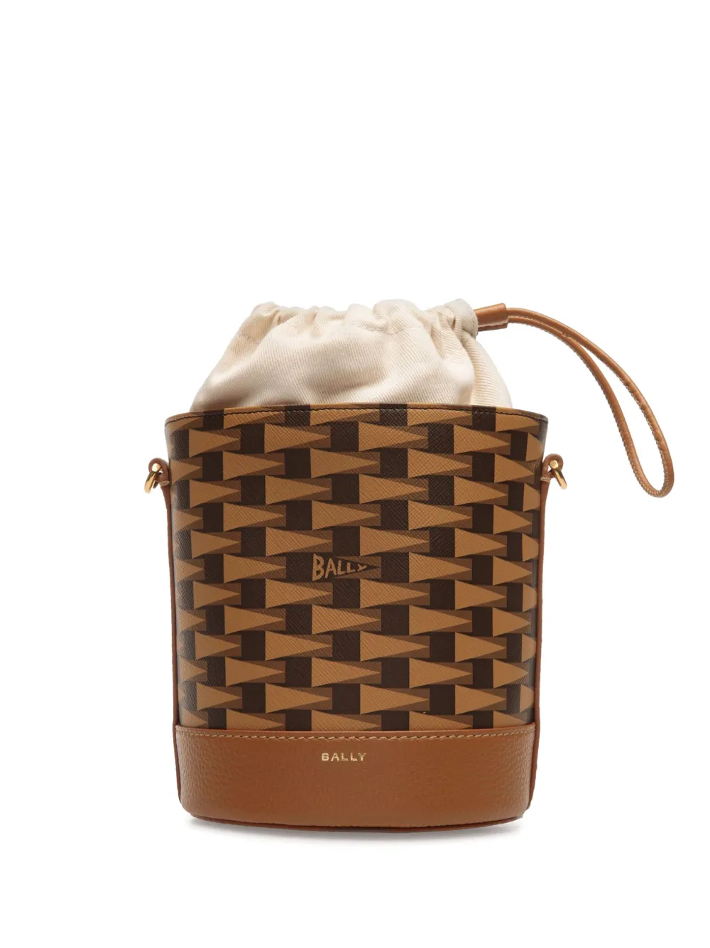 Bally Borsa a secchiello 8 Hours mini - Marrone