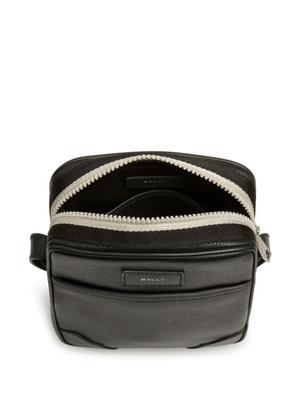 【送料&関税込】Bally Logo Printed Shoulder Bag Bally logo-print Shoulder Bag | Black | FARFETCH