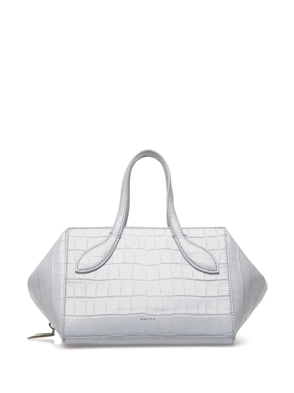 Bally Space XS crocodile-embossed shoulder bag | Grey | Image 1