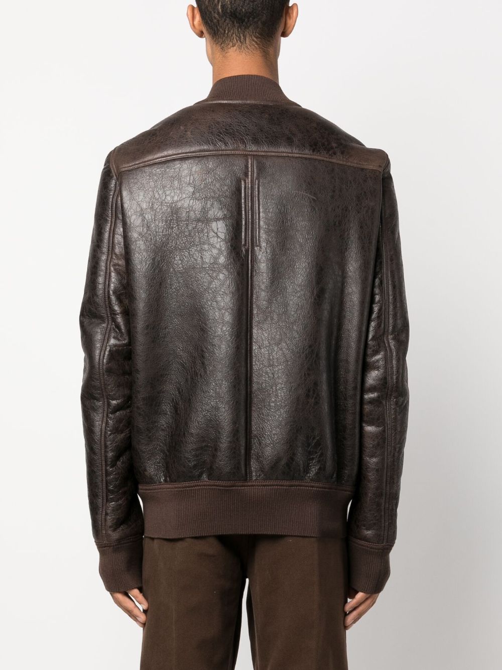 Rick Owens レザーボンバージャケット - Farfetch