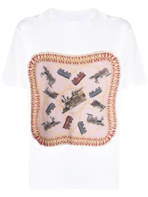 Bally graphic-print organic cotton T-shirt