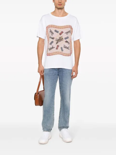 Bally graphic-print organic cotton T-shirt