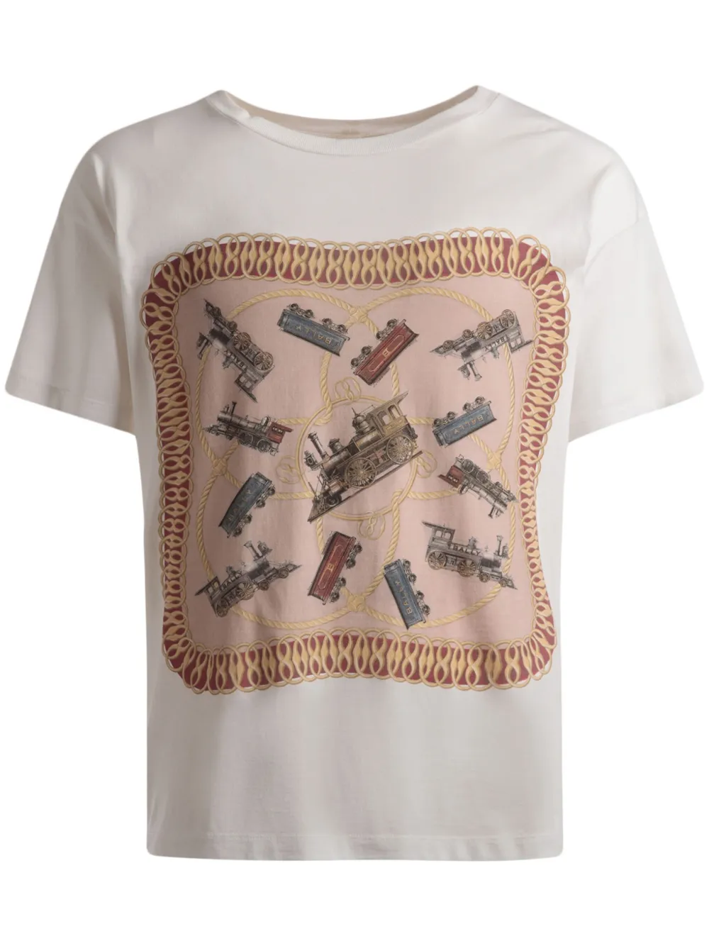 Bally Printed T-shirt In White