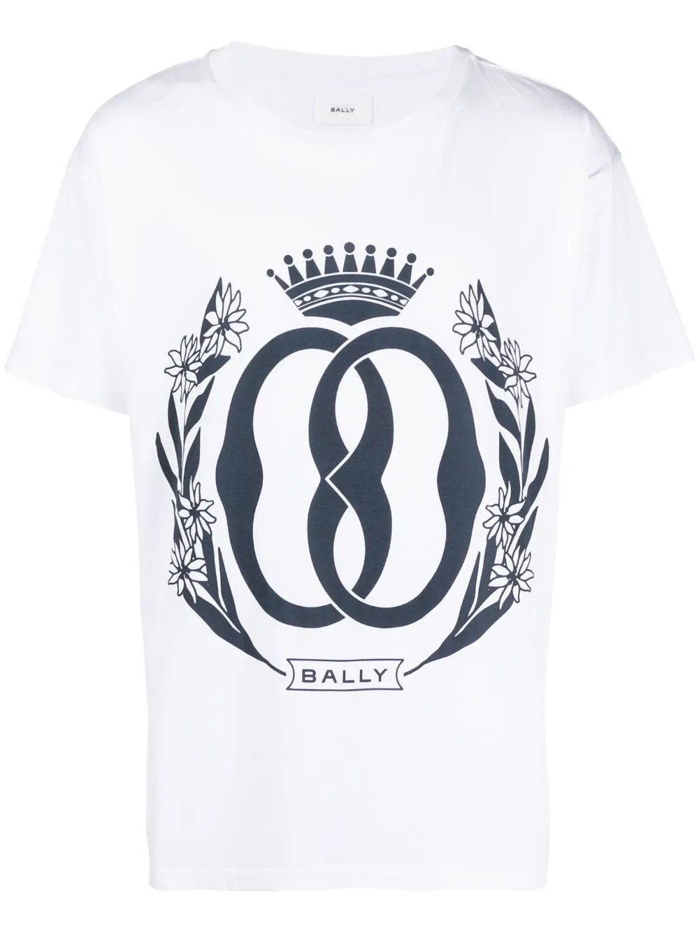 Bally T-shirt met logoprint Rood