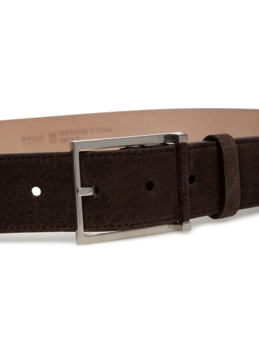 Bally Leren riem Bruin