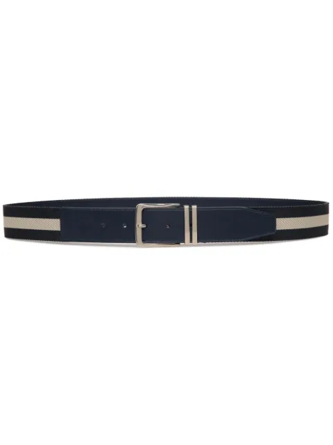 Bally Curved 40 striped belt