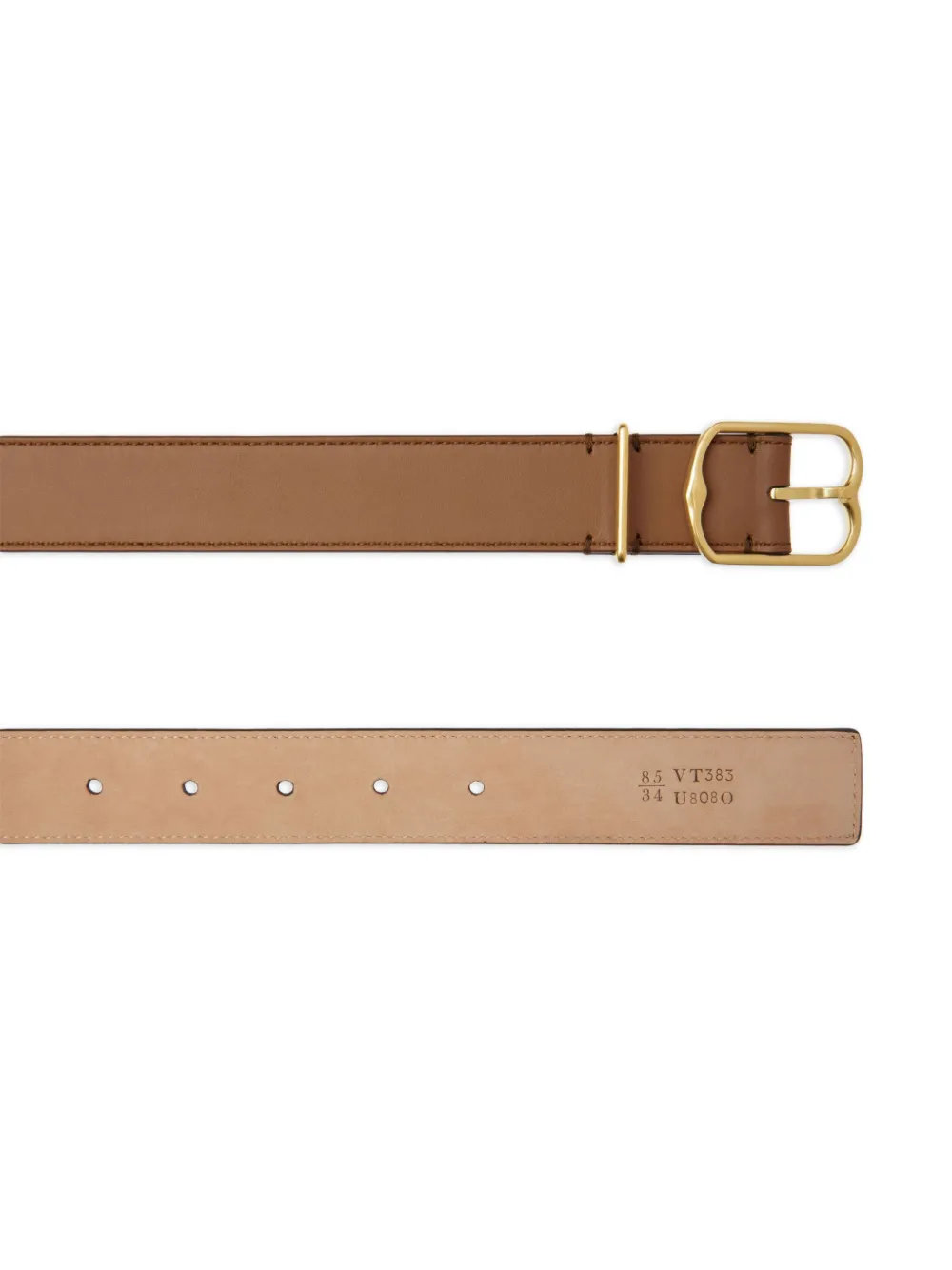 Bally Riem met logoplakkaat - Bruin