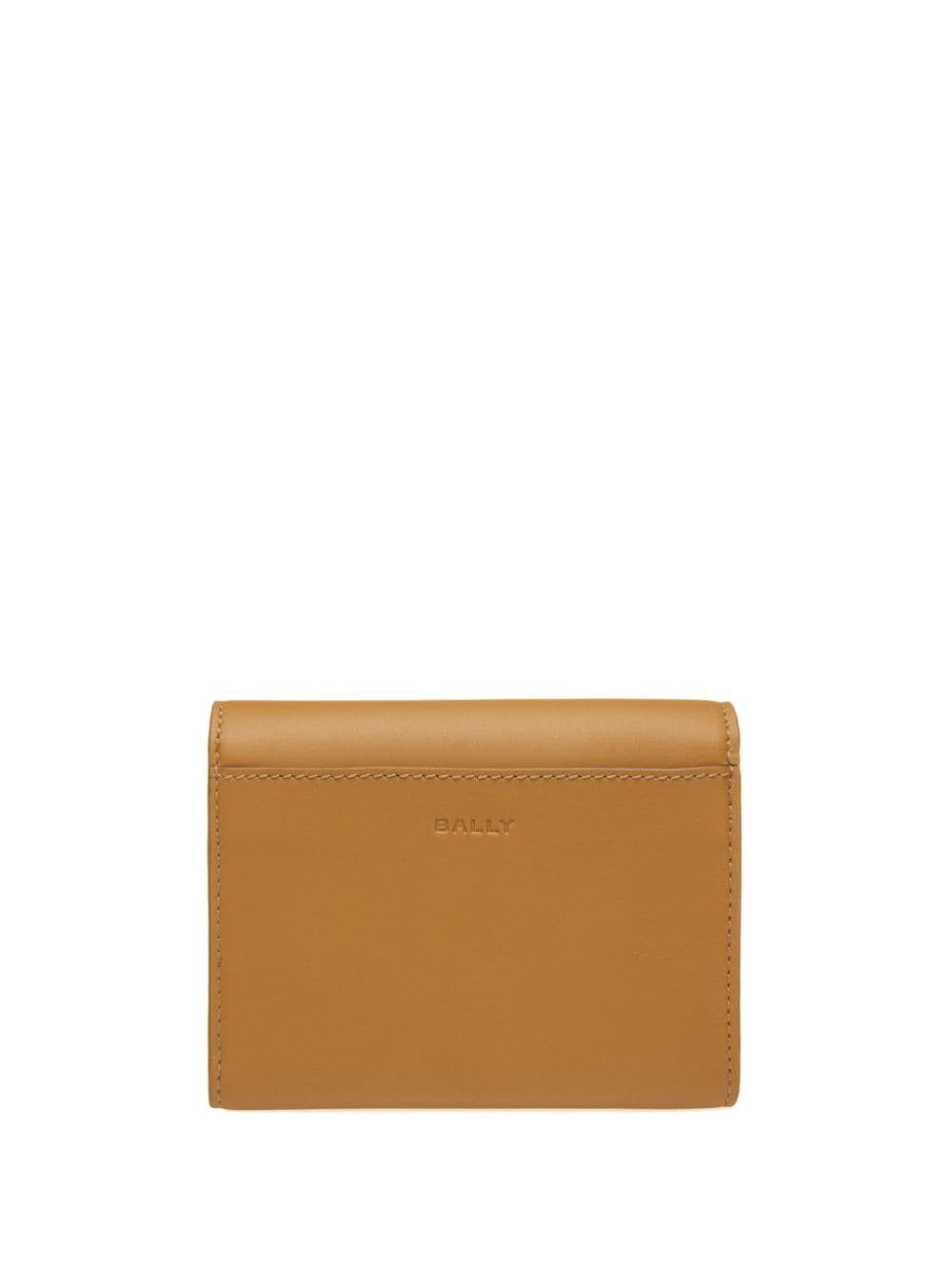 Bally Baroque tri-fold leather wallet - Bruin