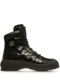 Bally Clyff crocodile-embossed boots - Black