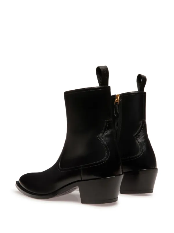 Bally Gaiman アーモンドトゥ ブーツ | ブラック | FARFETCH JP