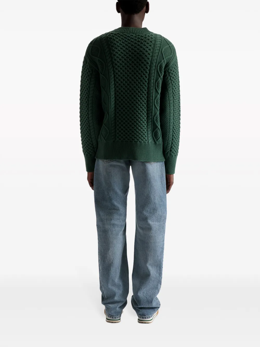 Bally Vest met geborduurd logo Groen