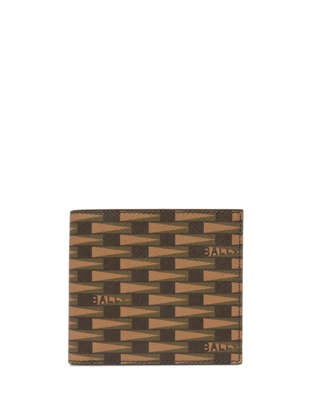 Bally Pennant logo-print wallet | Green | Image 1