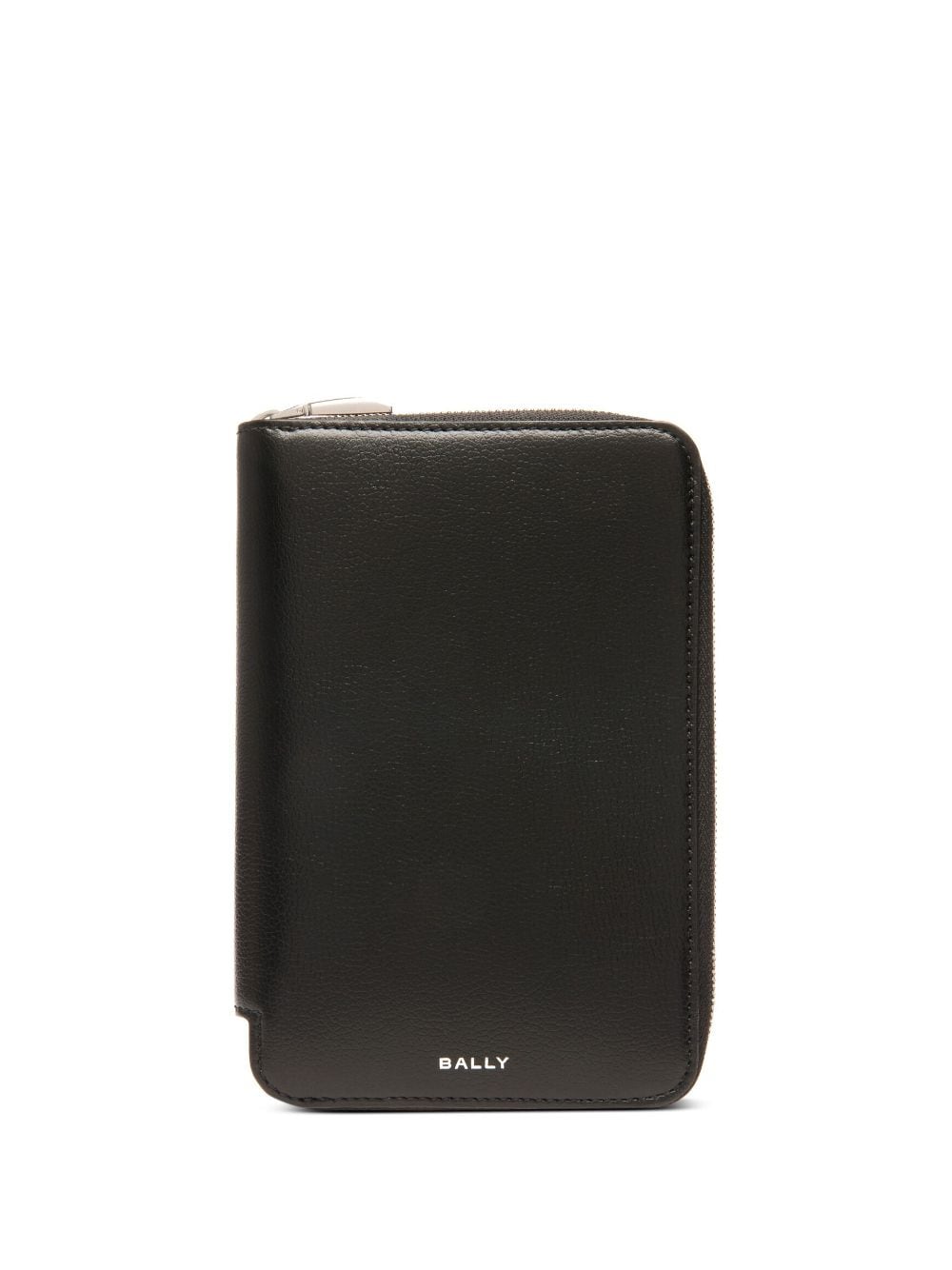 Bally Banque Leather Travel Wallet In Black