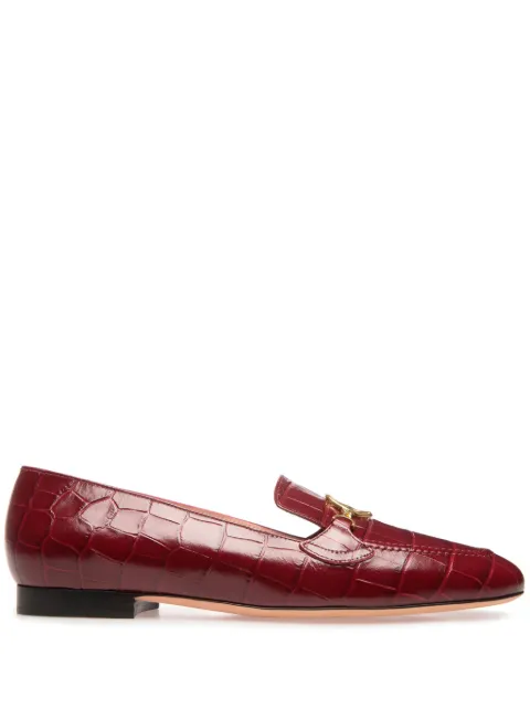 Bally O'Brien crocodile-embossed loafers