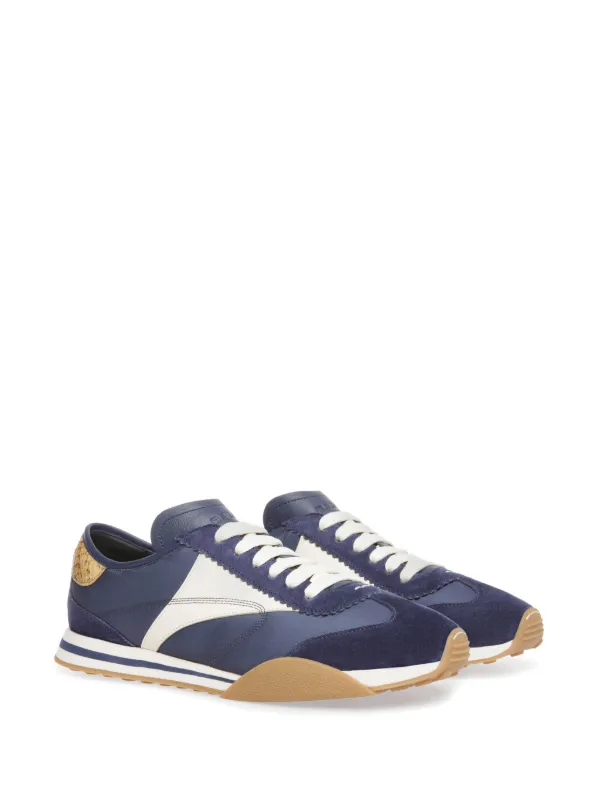 Navy blue 2024 bally sneakers